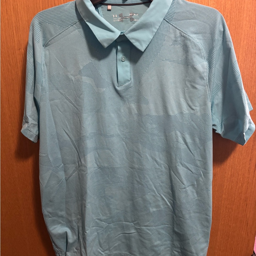 Men's Under Armour Blue Polo Shirt